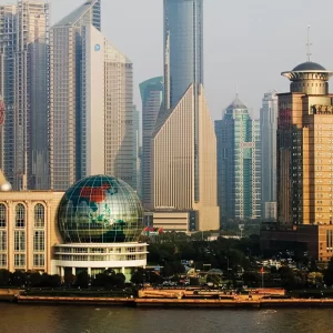 Water-edge-view-district-Shanghai-China-Huangpu